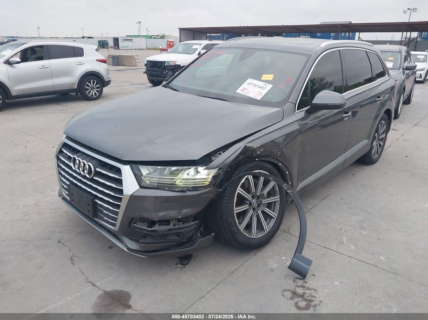 Vin: wa1lhaf76kd014684, lot: 46202058, audi q7 45 premium/45 se premium 20192