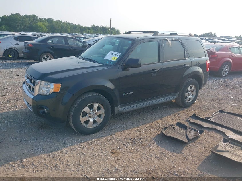 Vin: 1fmcu5k38bka86389, lot: 46202140, ford escape hybrid limited 20112