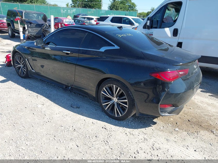 Vin: jn1ev7ek2jm342766, lot: 46202159, infiniti q60 3.0t luxe 20183