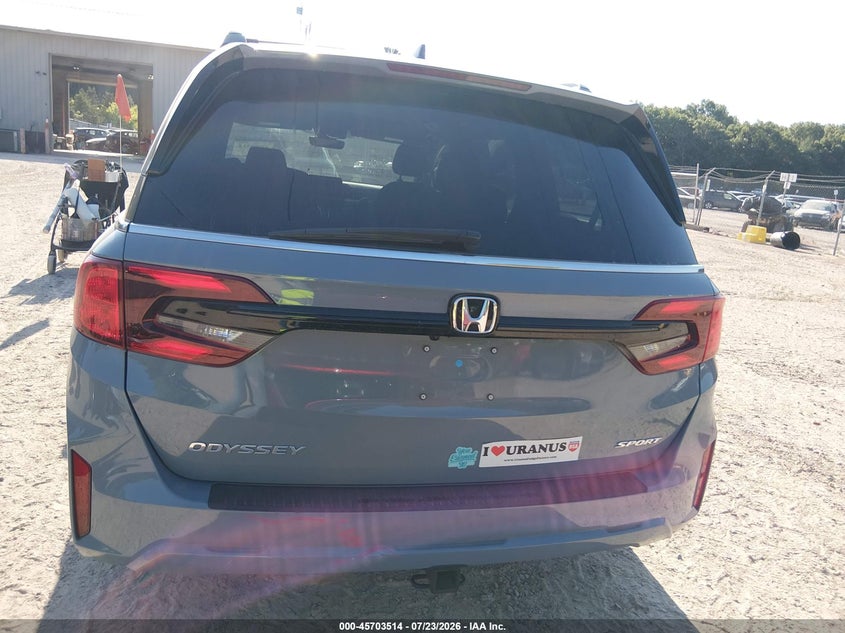 2025 Honda Odyssey (VIN: 5FNRL6H79SB087534)