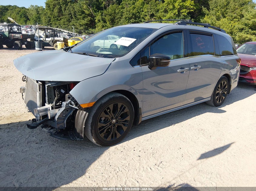 2025 Honda Odyssey Sport-L, Front End, IAAI, VIN 5FNRL6H79SB087534 — photo 2