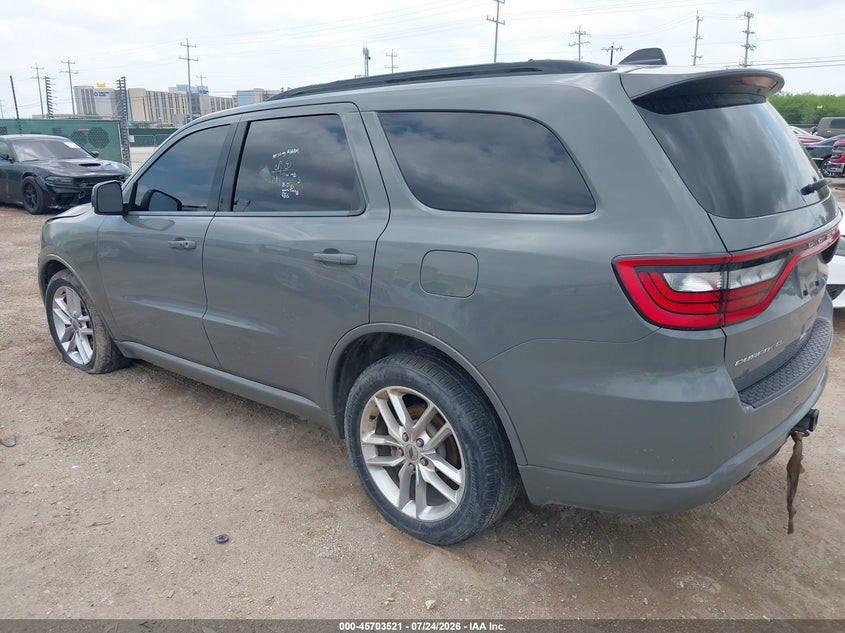 Vin: 1c4rdjdg6pc573860, lot: 46202177, dodge durango gt plus awd 20233