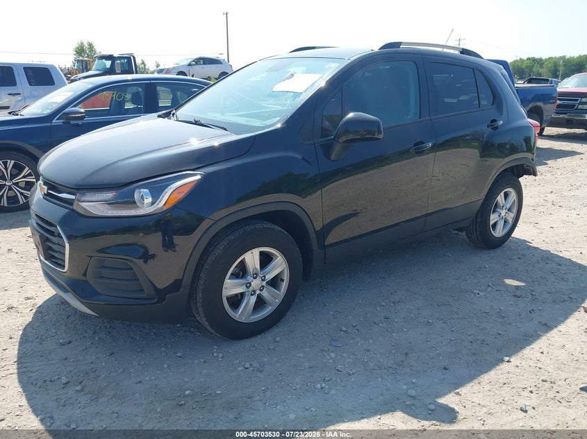 Vin: kl7cjpsm0mb365532, lot: 46202186, chevrolet trax awd lt 20212