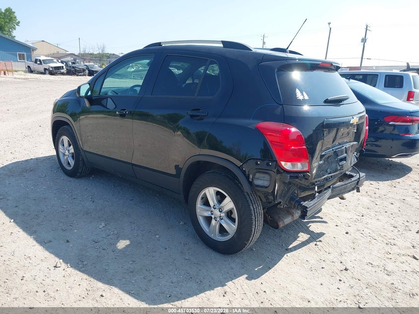 Vin: kl7cjpsm0mb365532, lot: 46202186, chevrolet trax awd lt 20213