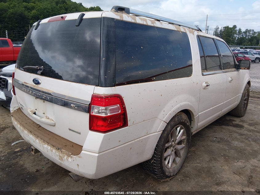 Vin: 1fmjk2at0fef34836, lot: 46202201, ford expedition el limited 20154