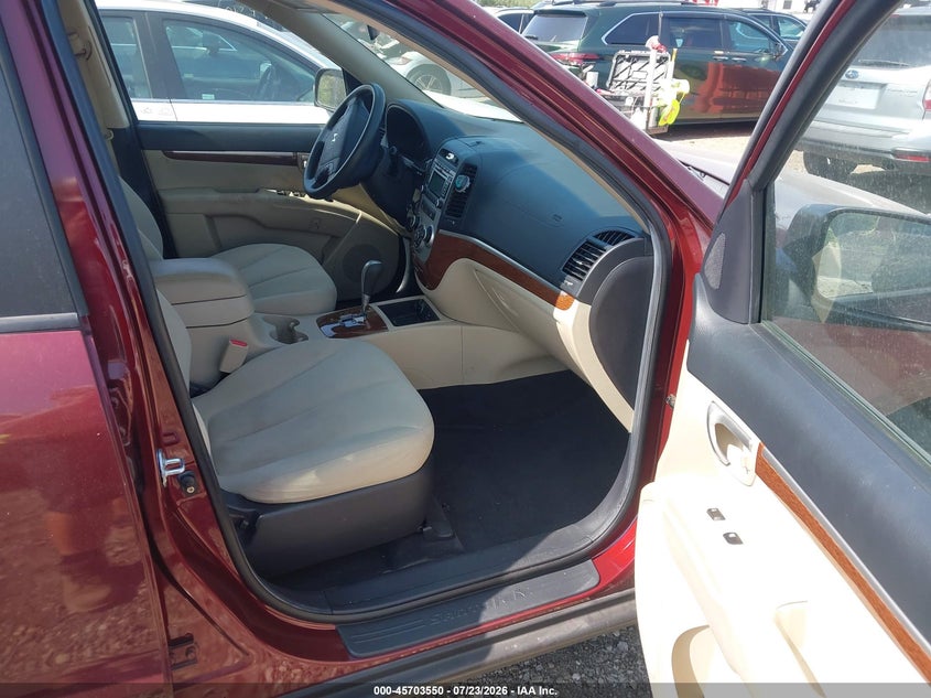 2009 HYUNDAI SANTA FE SPORT UTILITY VEHICLE 2.7L V-6 DOHC, VVT, 185HP