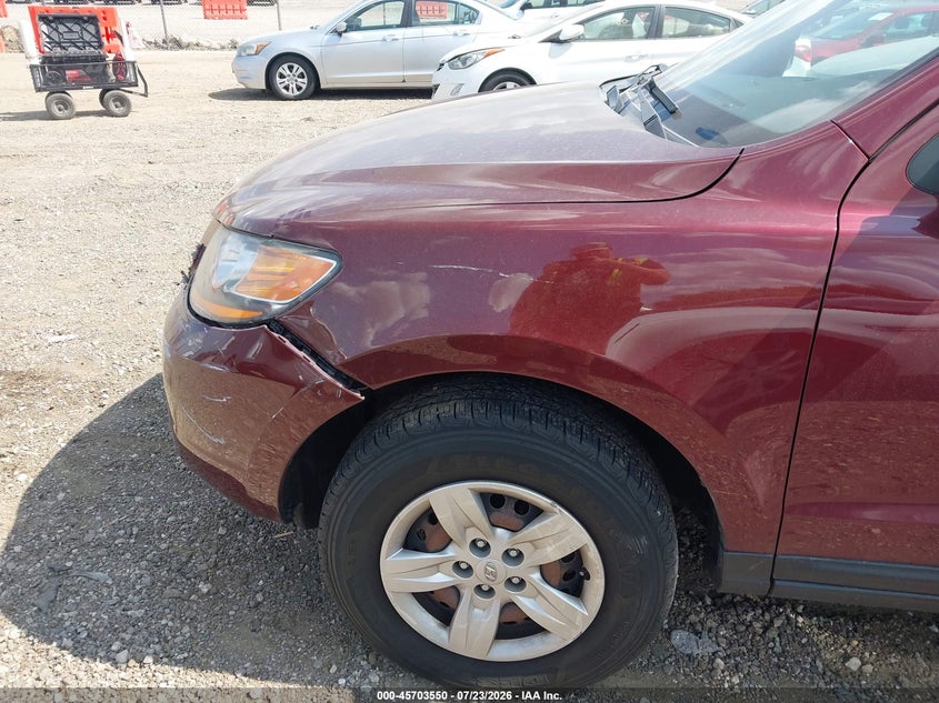 2009 HYUNDAI SANTA FE SPORT UTILITY VEHICLE 2.7L V-6 DOHC, VVT, 185HP