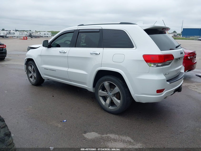 Vin: 1c4rjfcg8gc379029, lot: 46202221, jeep grand cherokee overland 20163