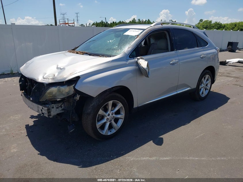 Vin: 2t2zk1ba0ac036478, lot: 46202247, lexus rx 350 20102