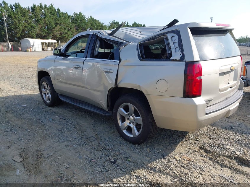 Vin: 1gnskbkc2hr284896, lot: 46202305, chevrolet tahoe lt 20173