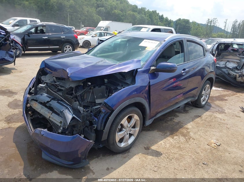 Vin: 3czru6h76gm734823, lot: 46202309, honda hr-v ex-l 20162