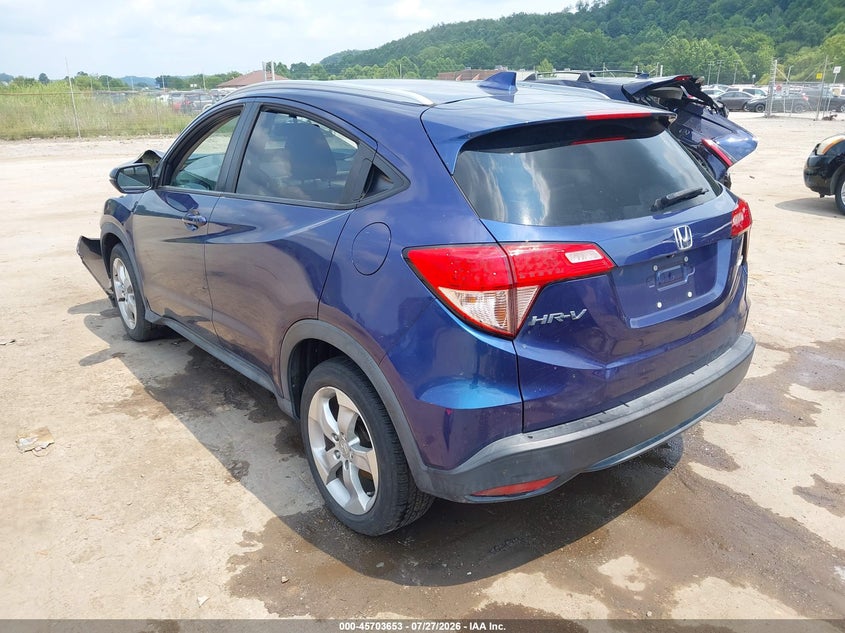 Vin: 3czru6h76gm734823, lot: 46202309, honda hr-v ex-l 20163