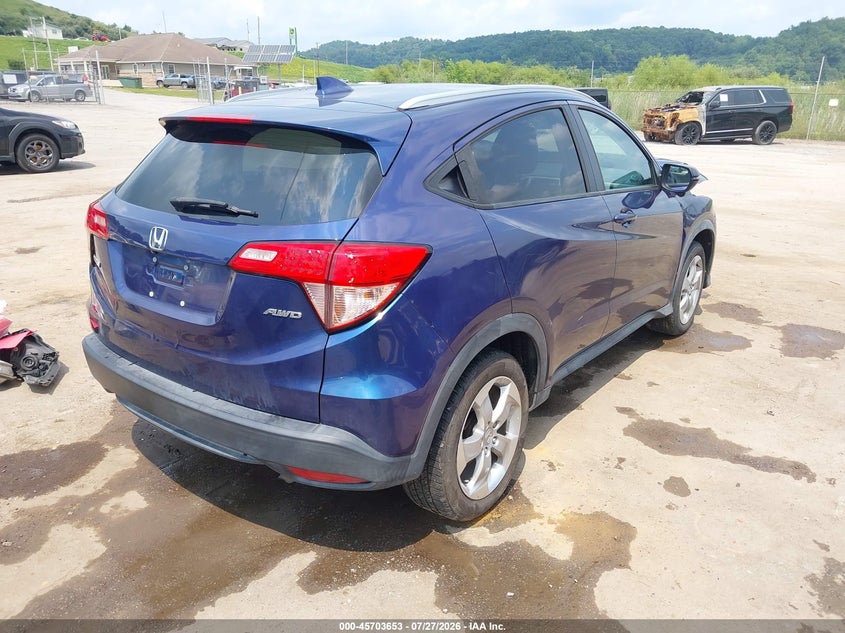 Vin: 3czru6h76gm734823, lot: 46202309, honda hr-v ex-l 20164