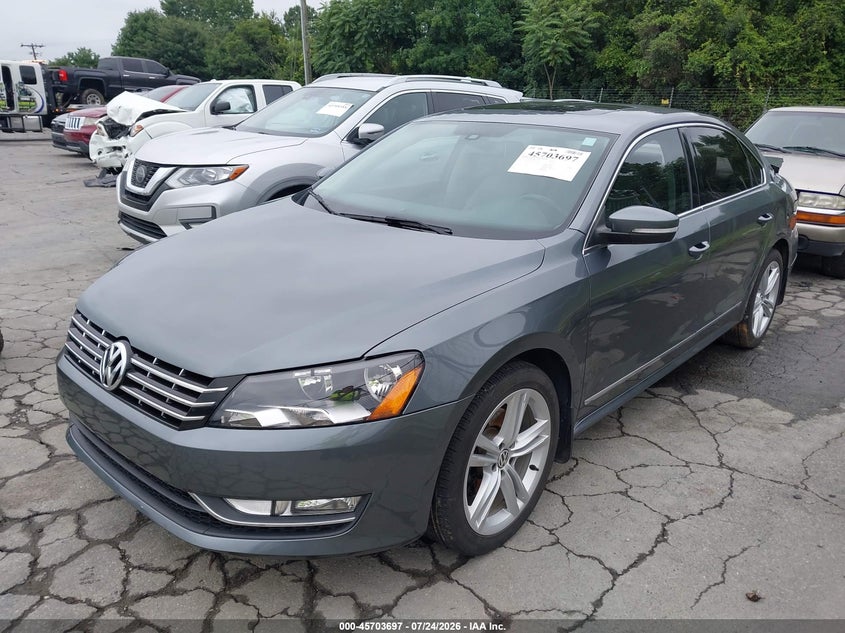 2014 Volkswagen Passat, Удар сзади, IAAI, VIN 1VWCN7A34EC062777 — фото 2