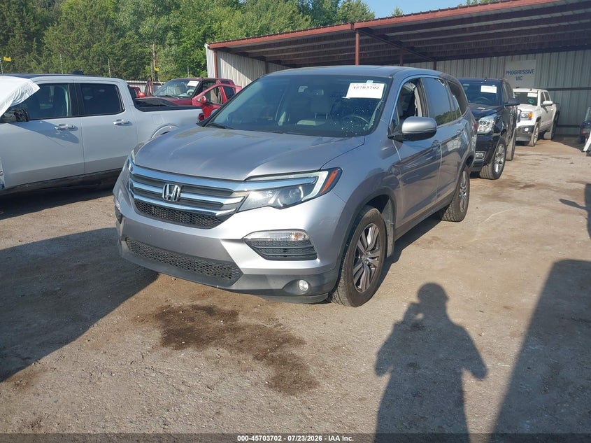 Vin: 5fnyf6h50gb117027, lot: 46202358, honda pilot ex-l 20162