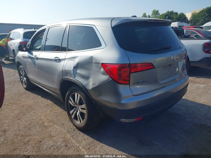 Vin: 5fnyf6h50gb117027, lot: 46202358, honda pilot ex-l 20163