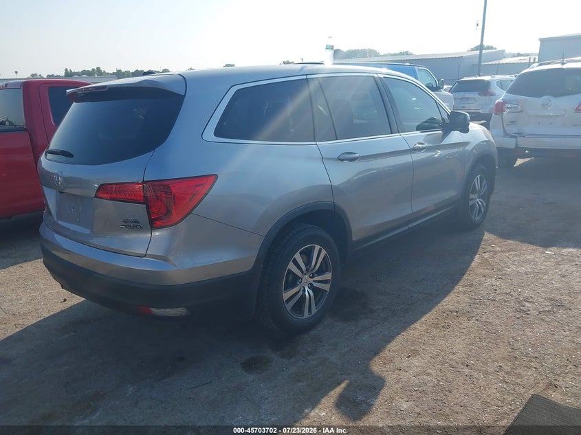 Vin: 5fnyf6h50gb117027, lot: 46202358, honda pilot ex-l 20164