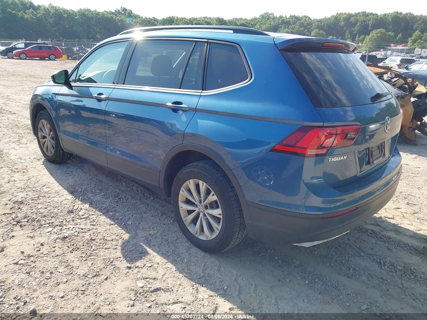 Vin: 3vv0b7ax4jm126022, lot: 46202380, volkswagen tiguan 2.0t s 20183