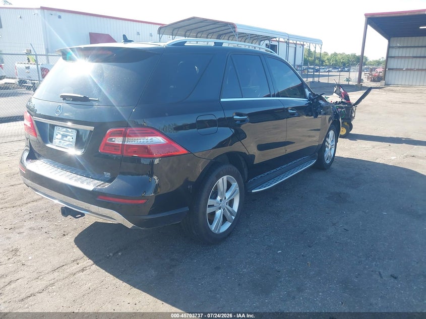 Vin: 4jgda5jb2da196076, lot: 46202393, mercedes-benz ml 350 20134
