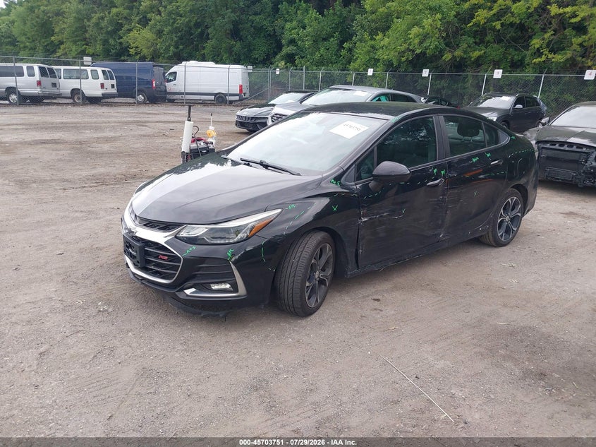 Vin: 1g1be5sm0k7111609, lot: 46202407, chevrolet cruze lt 20192
