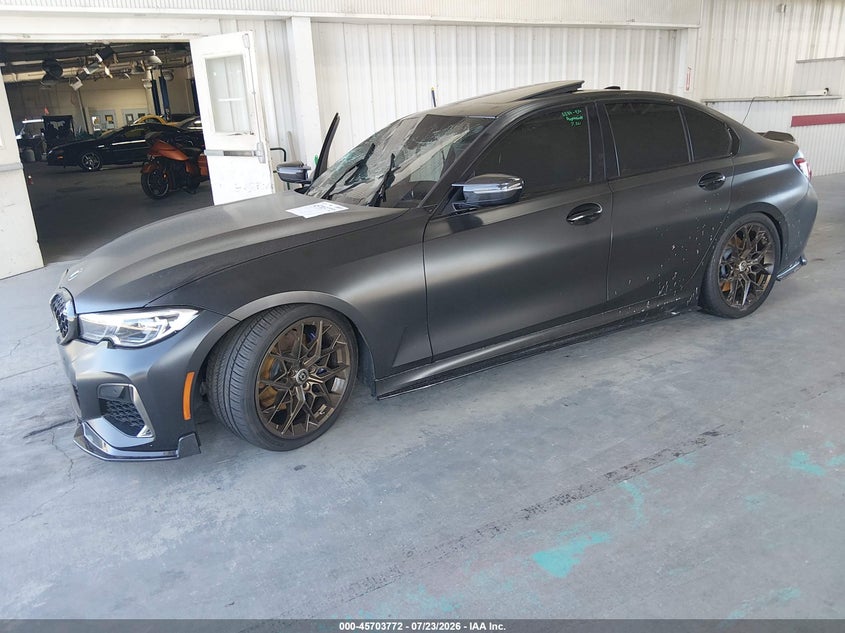 Vin: 3mw5u7j00l8b40056, lot: 46202428, bmw m340i 20202