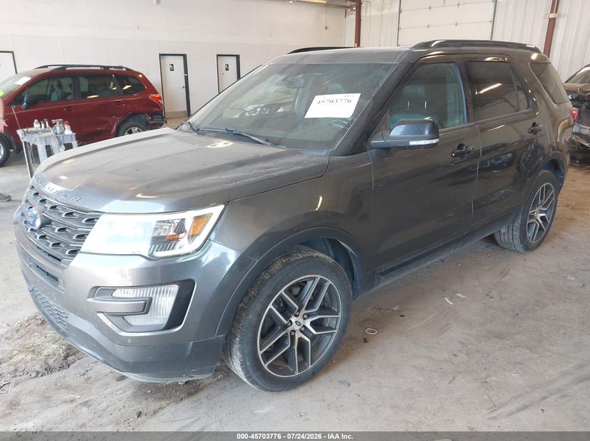 Vin: 1fm5k8gt0hgb89889, lot: 46202432, ford explorer sport 20172
