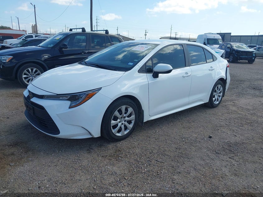 Vin: 5yfb4mde5sp330249, lot: 46202444, toyota corolla le 20252