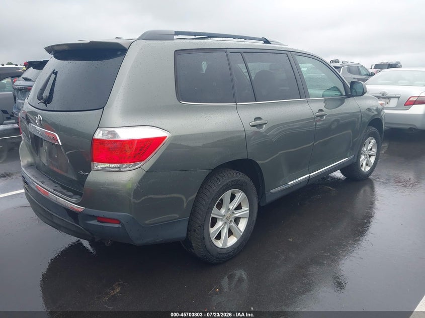 Vin: 5tdbk3eh4bs049723, lot: 46202460, toyota highlander se v6 20114