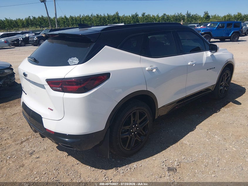 Vin: 3gnkbkrs4ps187711, lot: 46202463, chevrolet blazer awd rs 20234