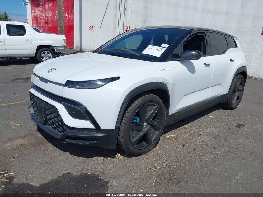 Vin: vcf1zbu25pg003379, lot: 46202483, fisker ocean one 20232