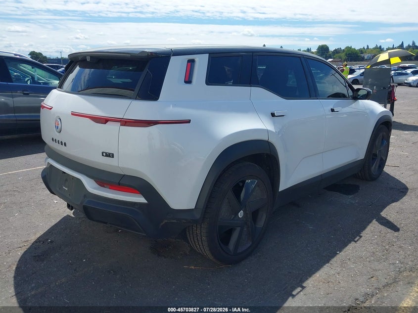 Vin: vcf1zbu25pg003379, lot: 46202483, fisker ocean one 20234