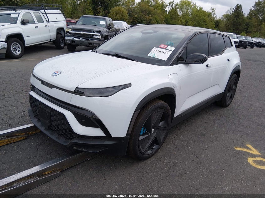 Vin: vcf1zbu25pg003379, lot: 46202483, fisker ocean one 20232