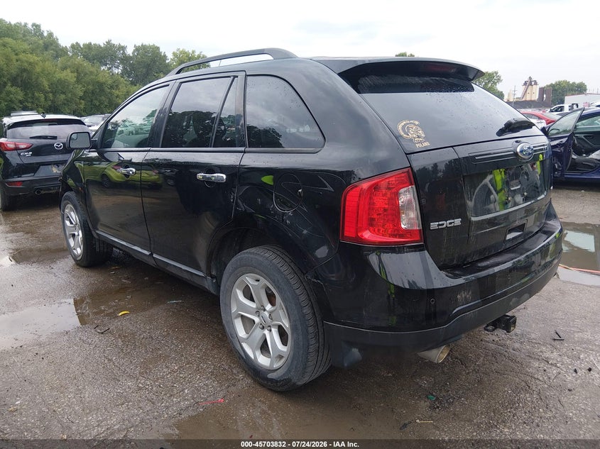 Vin: 2fmdk3jc9bbb60574, lot: 46202488, ford edge sel 20113
