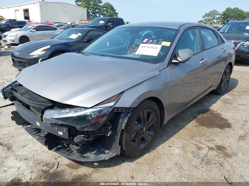 Vin: kmhlm4agxmu173877, lot: 46202496, hyundai elantra sel 20212