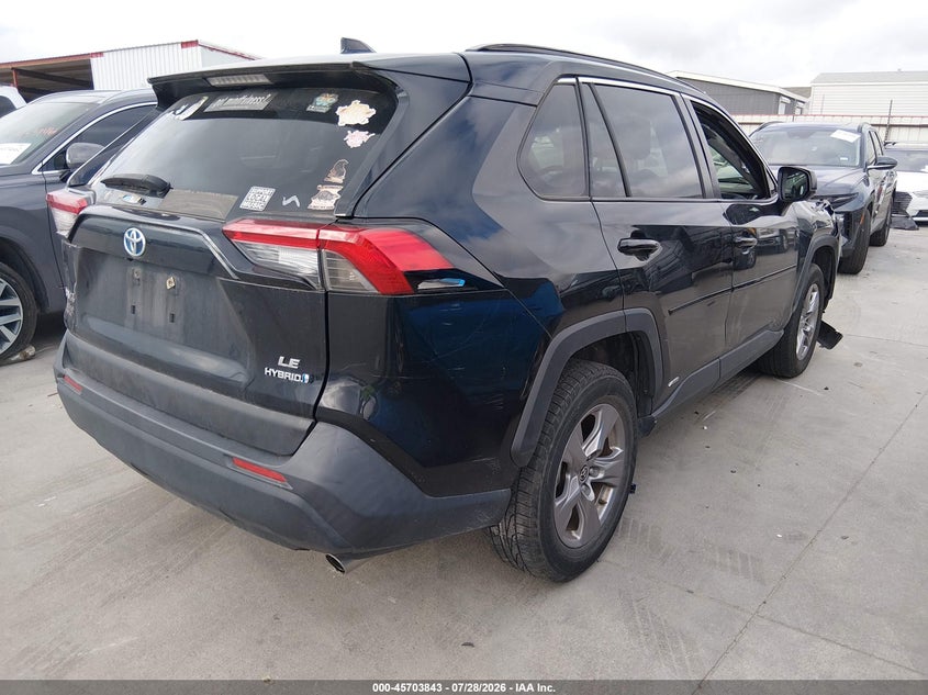 Vin: jtmlwrfv6nd150343, lot: 46202499, toyota rav4 hybrid le 20224