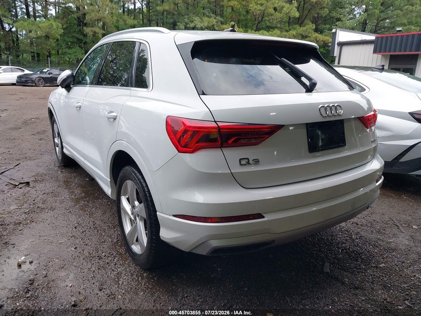 Vin: wa1aecf36l1053979, lot: 46202511, audi q3 premium 45 tfsi quattro tiptronic 20203