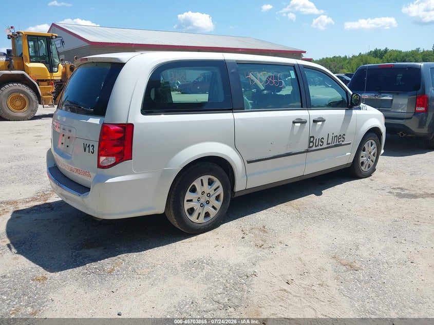 Vin: 2c4rdgbg1gr366581, lot: 46202521, dodge grand caravan american value pkg 20164