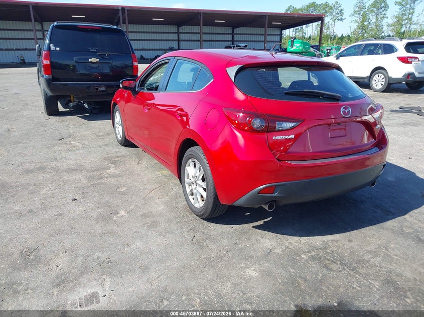 Vin: jm1bm1k79g1325716, lot: 46202523, mazda mazda3 i sport 20163