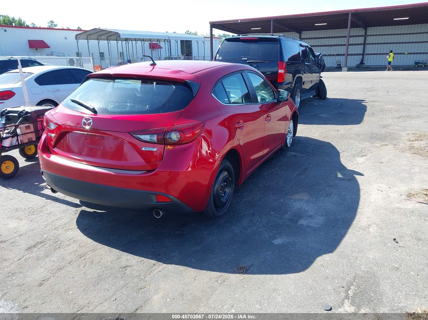 Vin: jm1bm1k79g1325716, lot: 46202523, mazda mazda3 i sport 20164