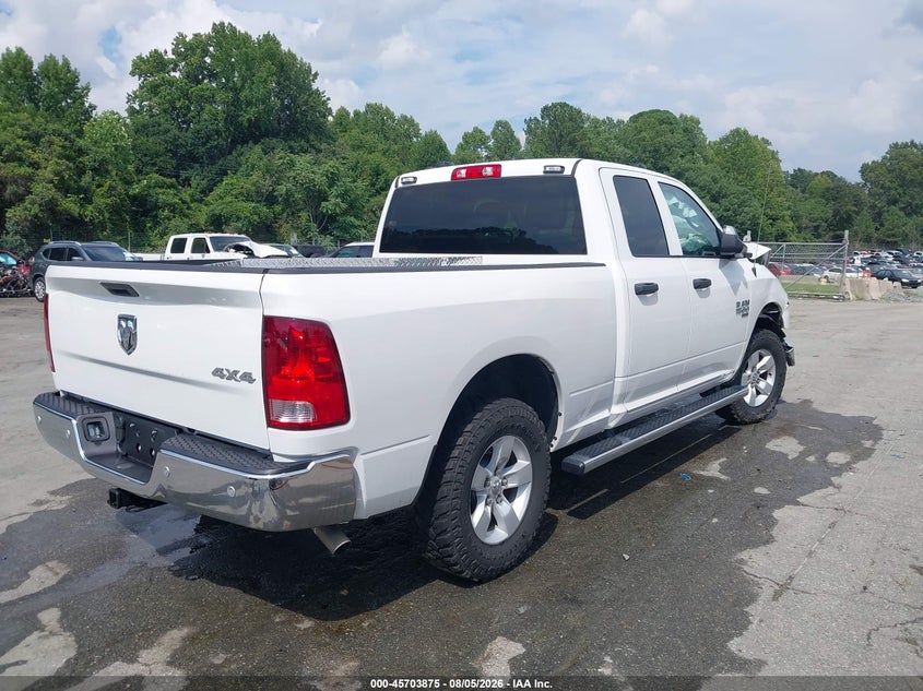 Vin: 1c6rr7fg4ps593619, lot: 46202531, ram 1500 classic tradesman  4x4 6'4 box 20234