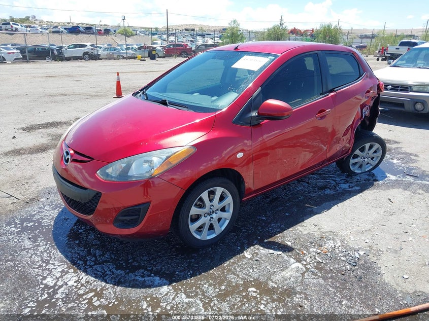 Vin: jm1de1ky5e0187173, lot: 46202542, mazda mazda2 sport 20142