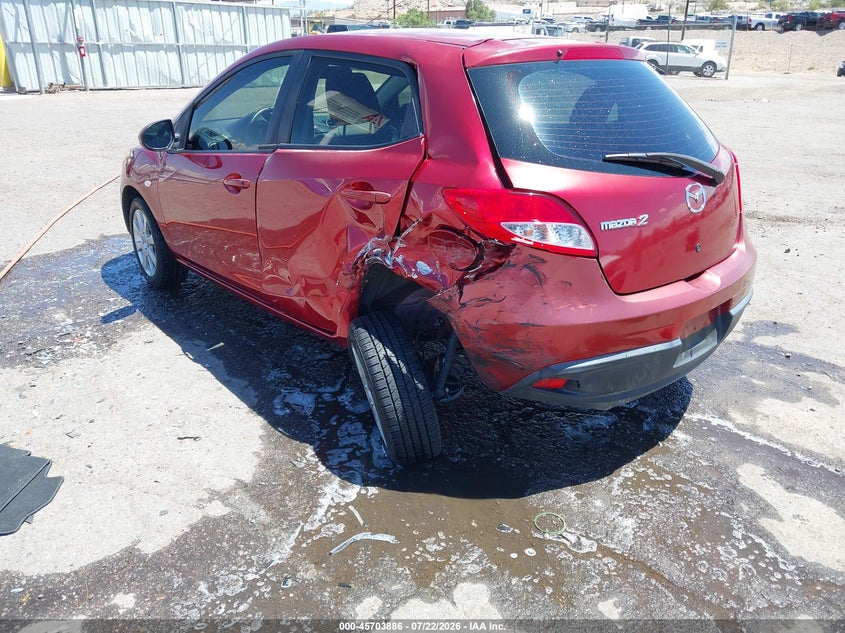 Vin: jm1de1ky5e0187173, lot: 46202542, mazda mazda2 sport 20143