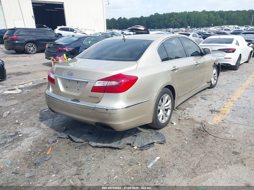 Vin: kmhgc4dd9cu177827, lot: 46202548, hyundai genesis 3.8 20124