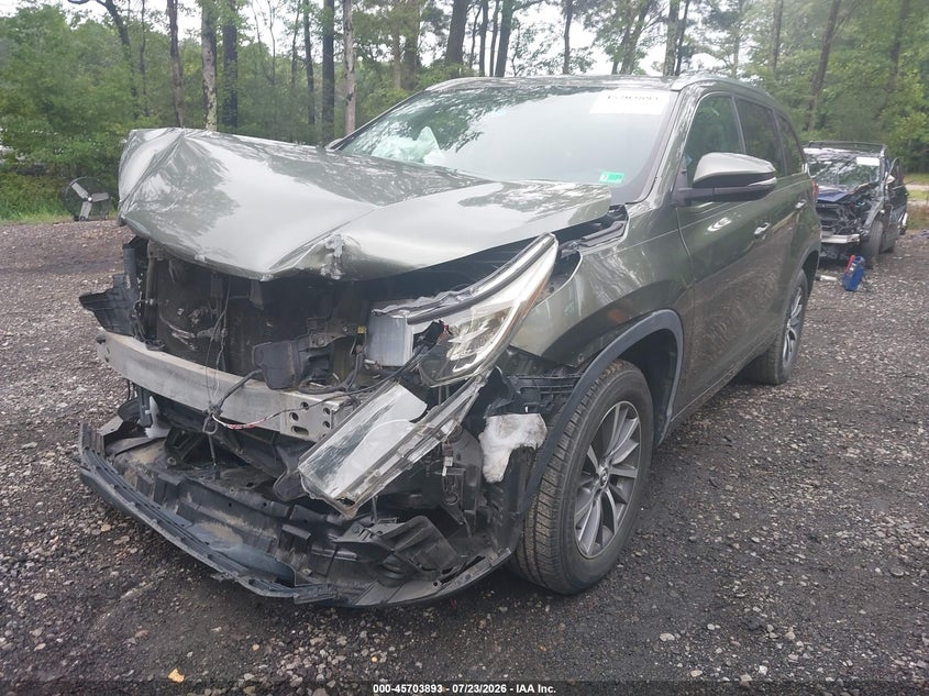 Vin: 5tdkzrfh7hs208563, lot: 46202549, toyota highlander xle 20172