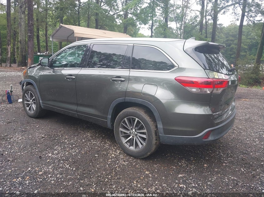 Vin: 5tdkzrfh7hs208563, lot: 46202549, toyota highlander xle 20173