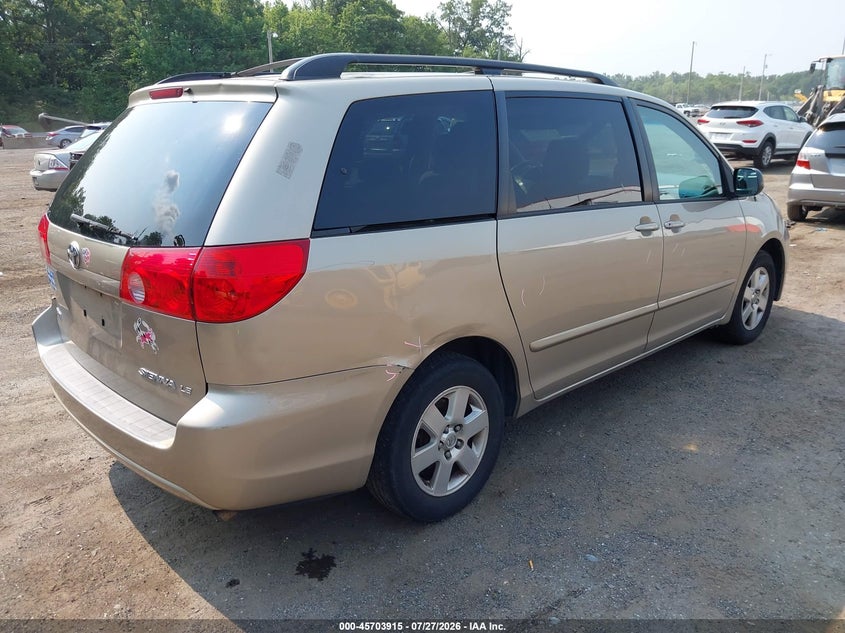 Vin: 5tdkk4cc9as308251, lot: 46202571, toyota sienna le 20104
