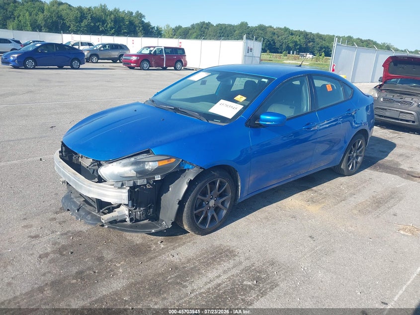 Vin: 1c3cdfaa1gd503636, lot: 46202601, dodge dart se 20162