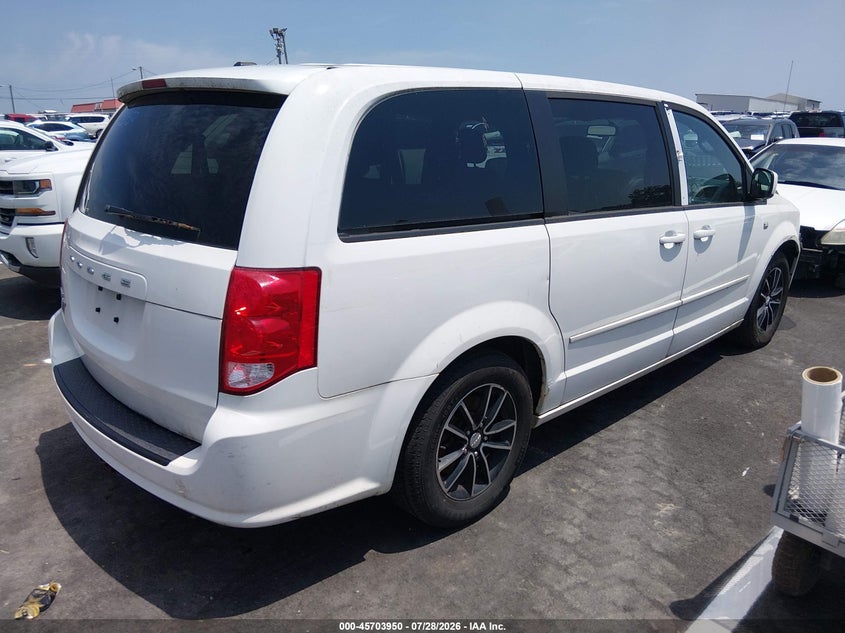 Vin: 2c4rdgcg2er366214, lot: 46202606, dodge grand caravan sxt 30th anniversary 20144
