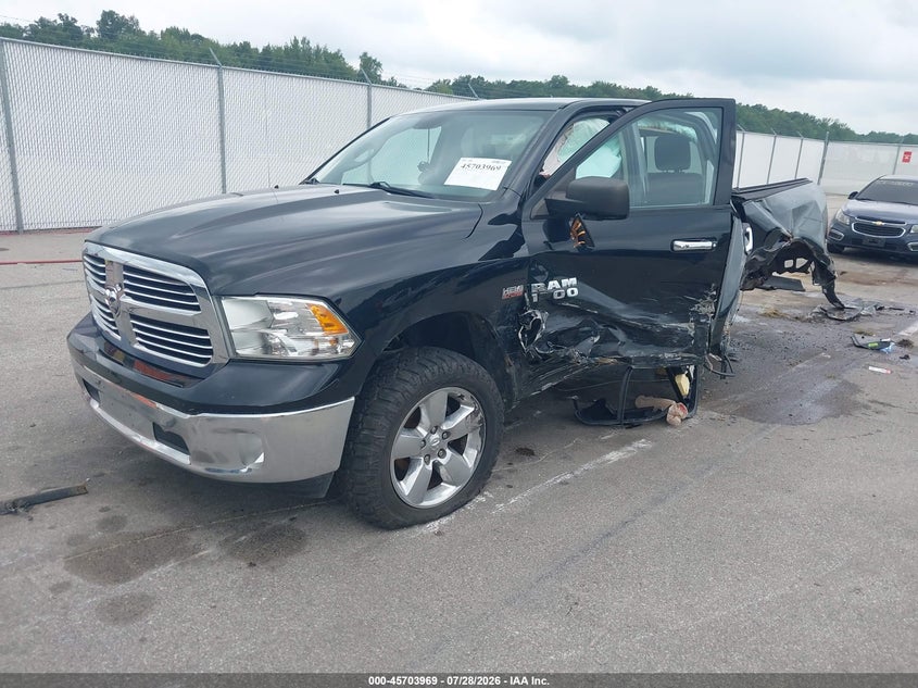 Vin: 1c6rr7lt4ds679302, lot: 46202625, ram 1500 big horn 20132