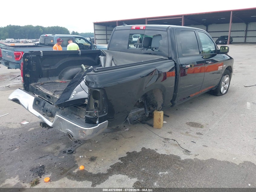 Vin: 1c6rr7lt4ds679302, lot: 46202625, ram 1500 big horn 20134